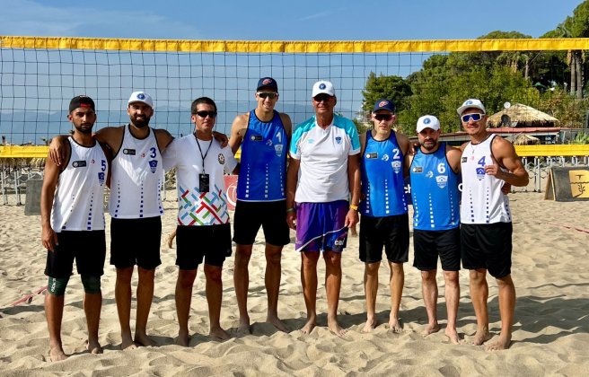 6 games, 3 wins in beach volleyball