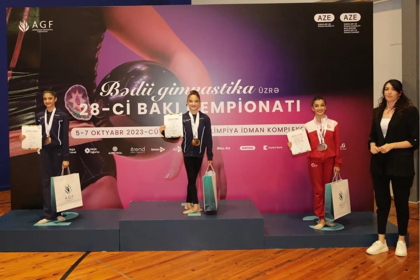 В столице завершился чемпионат Баку по художественной гимнастике