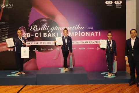 В столице завершился чемпионат Баку по художественной гимнастике