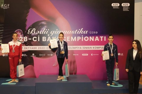В столице завершился чемпионат Баку по художественной гимнастике