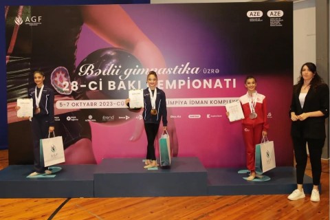 В столице завершился чемпионат Баку по художественной гимнастике