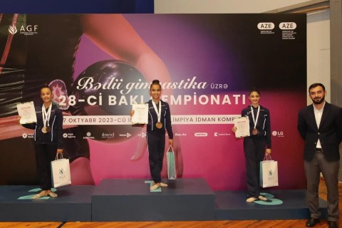 В столице завершился чемпионат Баку по художественной гимнастике