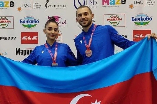 Azerbaijani gymnasts won two medals in the "Plovdiv Cup" - PHOTO