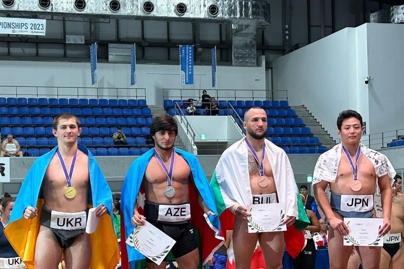 Azerbaijani sumo wrestler won a silver medal at the World Championship