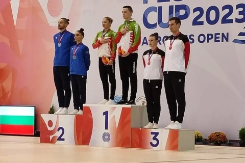 Gimnastlarımız “Plovdiv kuboku”nda iki medal qazanıblar - FOTO