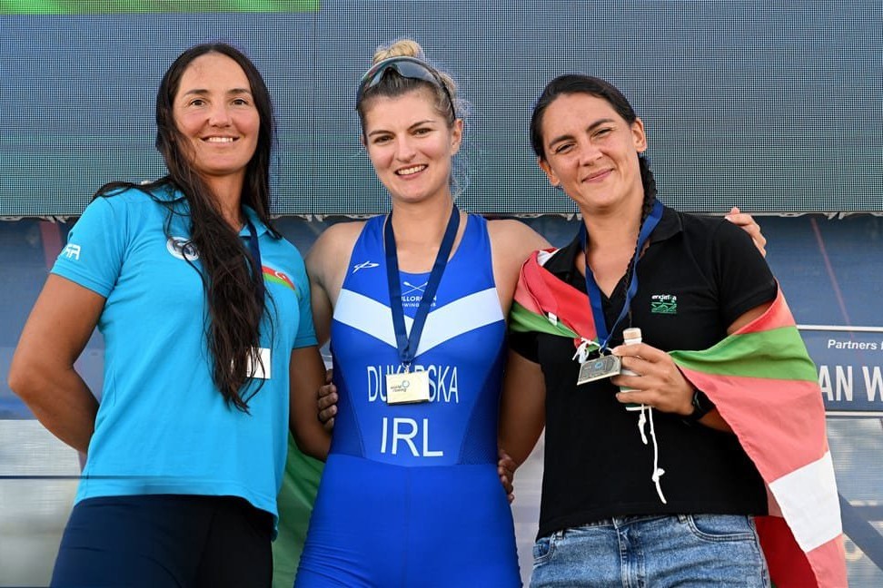 Azerbaijani rower was ranked at the second in the World Championship - PHOTO