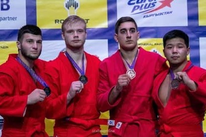 Azerbaijani sambo players return got 5 medals in the World Championship - PHOTO