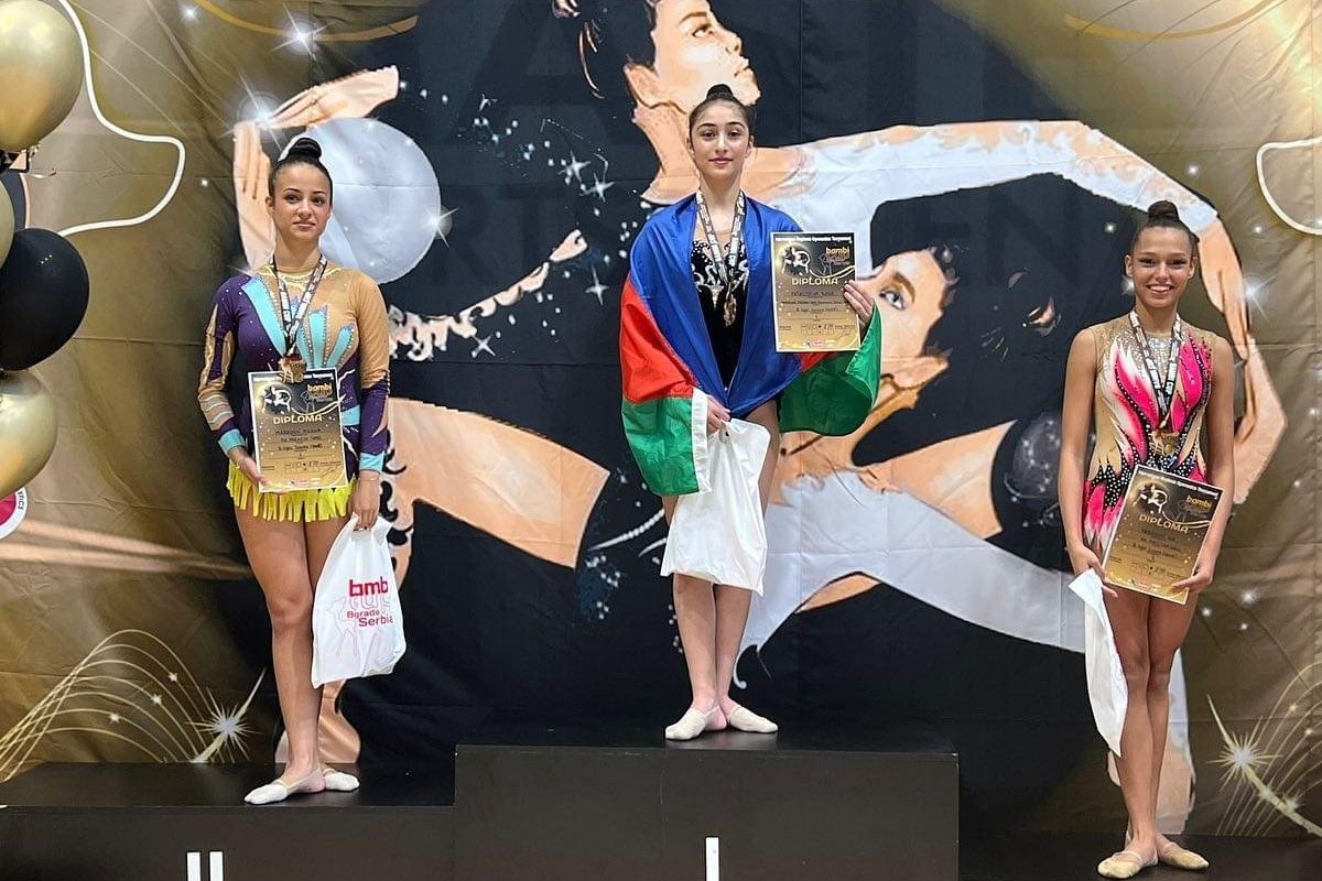 Azerbaijani gymnasts won 14 medals in Belgrade