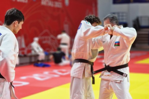 Azerbaijan national team prepared for the European Championship in Kazakhstan - PHOTO