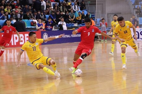 Голевой матч Азербайджана и Казахстана в Астане - ФОТО