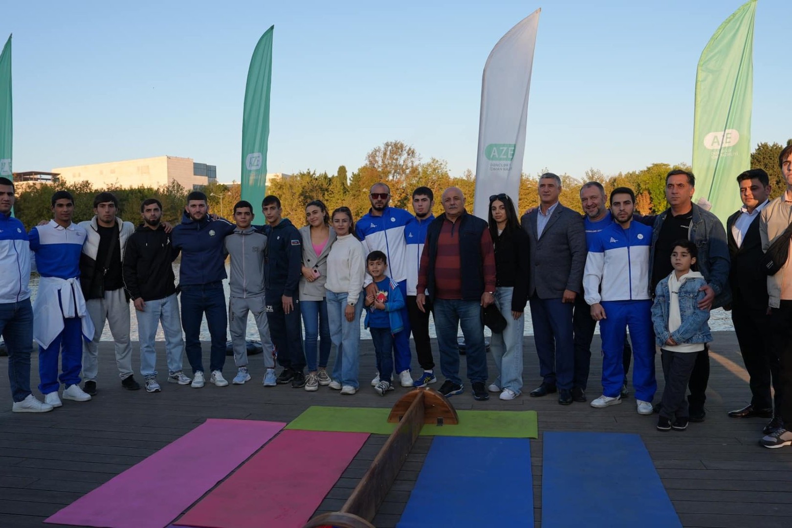 "İdman hamı üçün": Sakinlər bu dəfə mas-reslinq qaydalarını öyrəniblər - FOTO