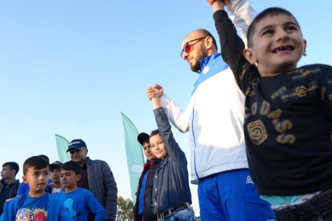 "İdman hamı üçün": Sakinlər bu dəfə mas-reslinq qaydalarını öyrəniblər - FOTO