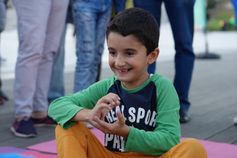 "İdman hamı üçün": Sakinlər bu dəfə mas-reslinq qaydalarını öyrəniblər - FOTO