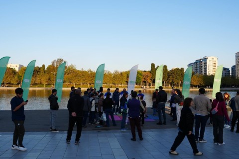 "İdman hamı üçün": Sakinlər bu dəfə mas-reslinq qaydalarını öyrəniblər - FOTO
