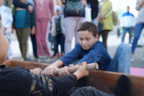 "İdman hamı üçün": Sakinlər bu dəfə mas-reslinq qaydalarını öyrəniblər - FOTO