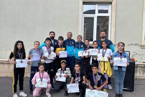 Azerbaijan Athletics Federation selected talented schoolchildren from 5 districts - PHOTO