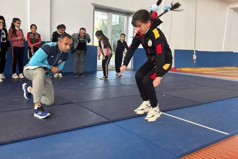 Azerbaijan Athletics Federation selected talented schoolchildren from 5 districts - PHOTO