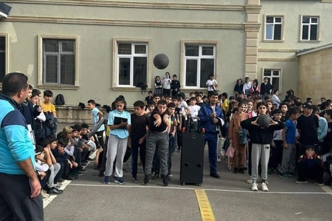 Azerbaijan Athletics Federation selected talented schoolchildren from 5 districts - PHOTO