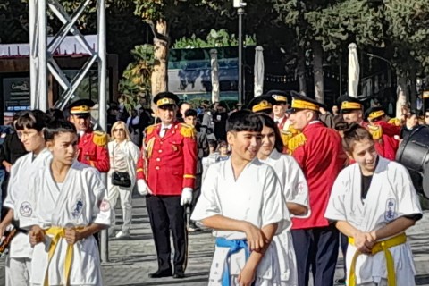 Bakı bulvarında karate seminarı keçirilib - VİDEO - FOTO