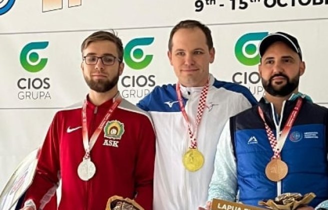 Ruslan Lunev won bronze in Zagreb