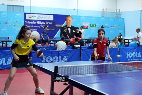 The winners of the first day of the Azerbaijan Table Tennis Championship have been announced