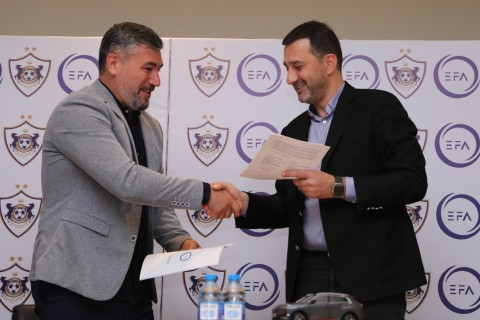 A cooperation agreement was signed between "Qarabag" and EFA - PHOTO
