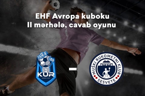 The match between "Kur" and "Sesvete" will be held in Mingechevir