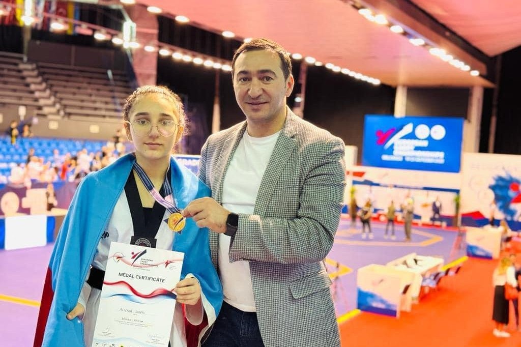 Юная азербайджанская тхэквондистка выиграла первенство Европы