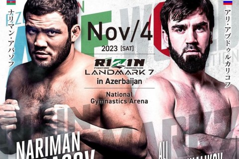 “Rizin” “Landmark 7”nin bütün döyüşlərinin afişasını təqdim edib - FOTO