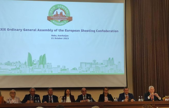 The General Assembly of the European Shooting Confederation has set to work in Baku