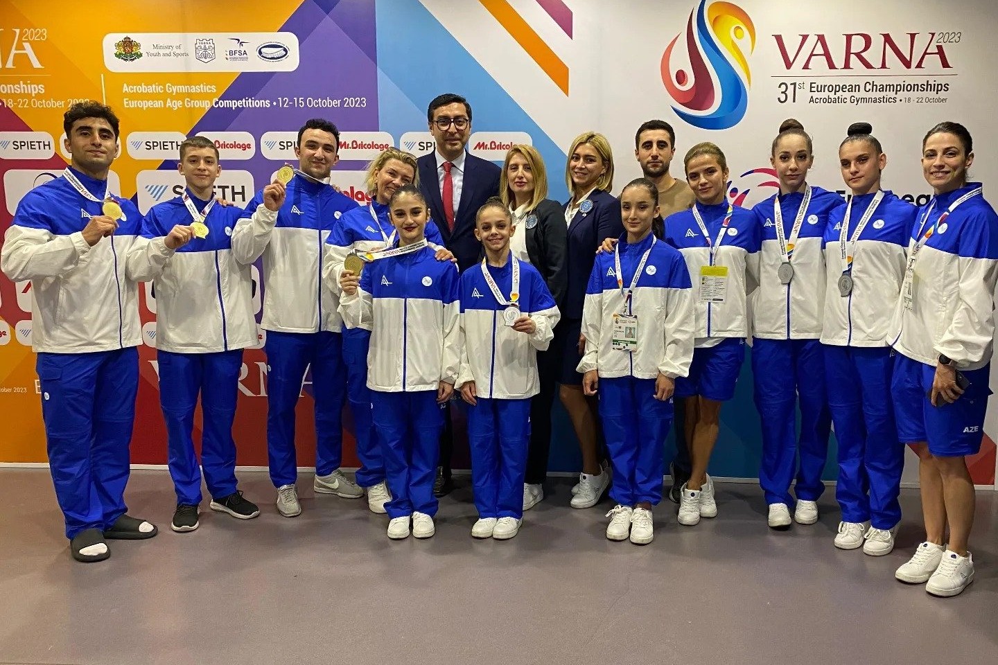 Farid Gayibov met with gymnasts who were successful in the European Championship