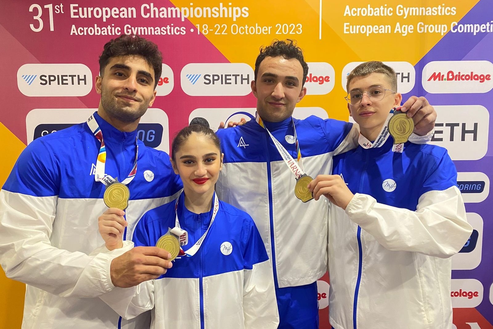 The Azerbaijani national team won two more gold medals at the European Championship