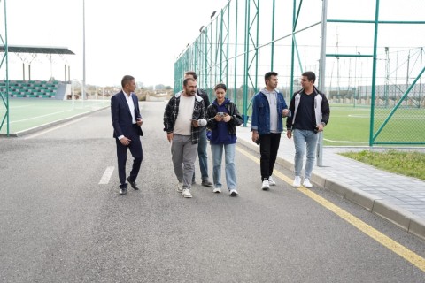 A media tour was organized to the Goranboy Olympic Sports Complex - PHOTO