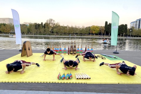 "İdman hamı üçün": zorxana milli idman növü üzrə təlim - FOTO