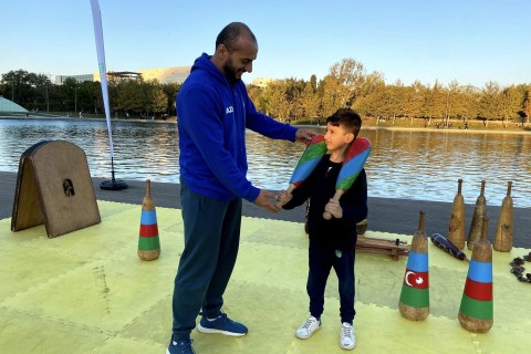"İdman hamı üçün": zorxana milli idman növü üzrə təlim - FOTO
