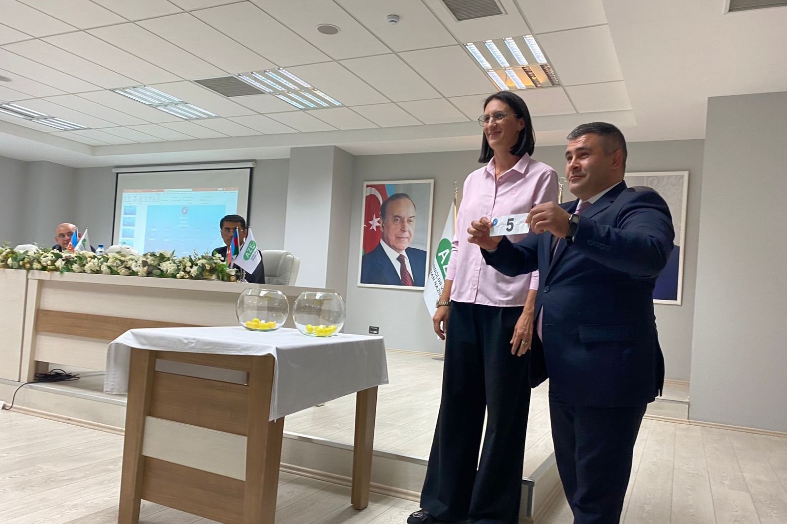 Lots were drawn for the Azerbaijan Volleyball Championships