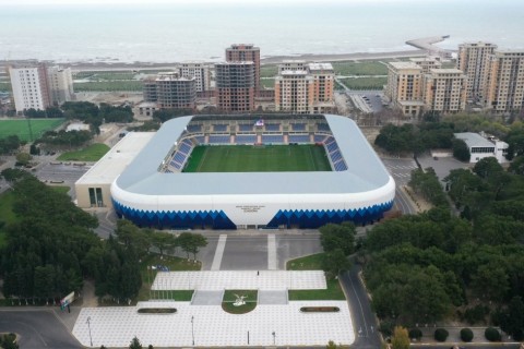President Ilham Aliyev viewed conditions created in Mehdi Huseynzade Sumgayit City Stadium - PHOTO