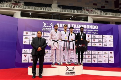 5 medals from Azerbaijani taekwondo players in Doha - PHOTO