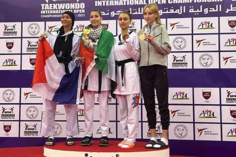 5 medals from Azerbaijani taekwondo players in Doha - PHOTO