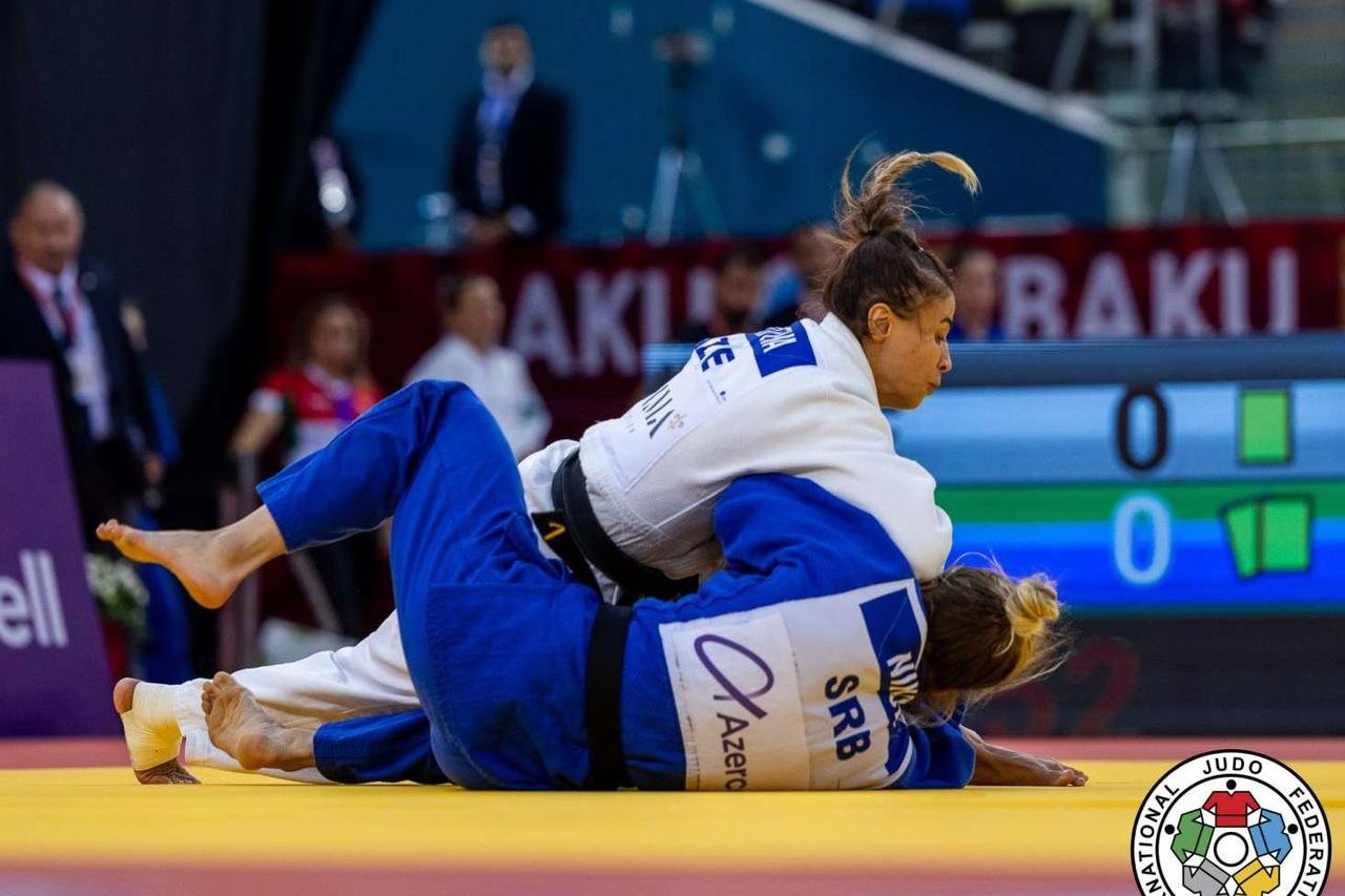 “Böyük Dəbilqə”: Leyla Əliyeva bürünc medal qazanıb - VİDEO