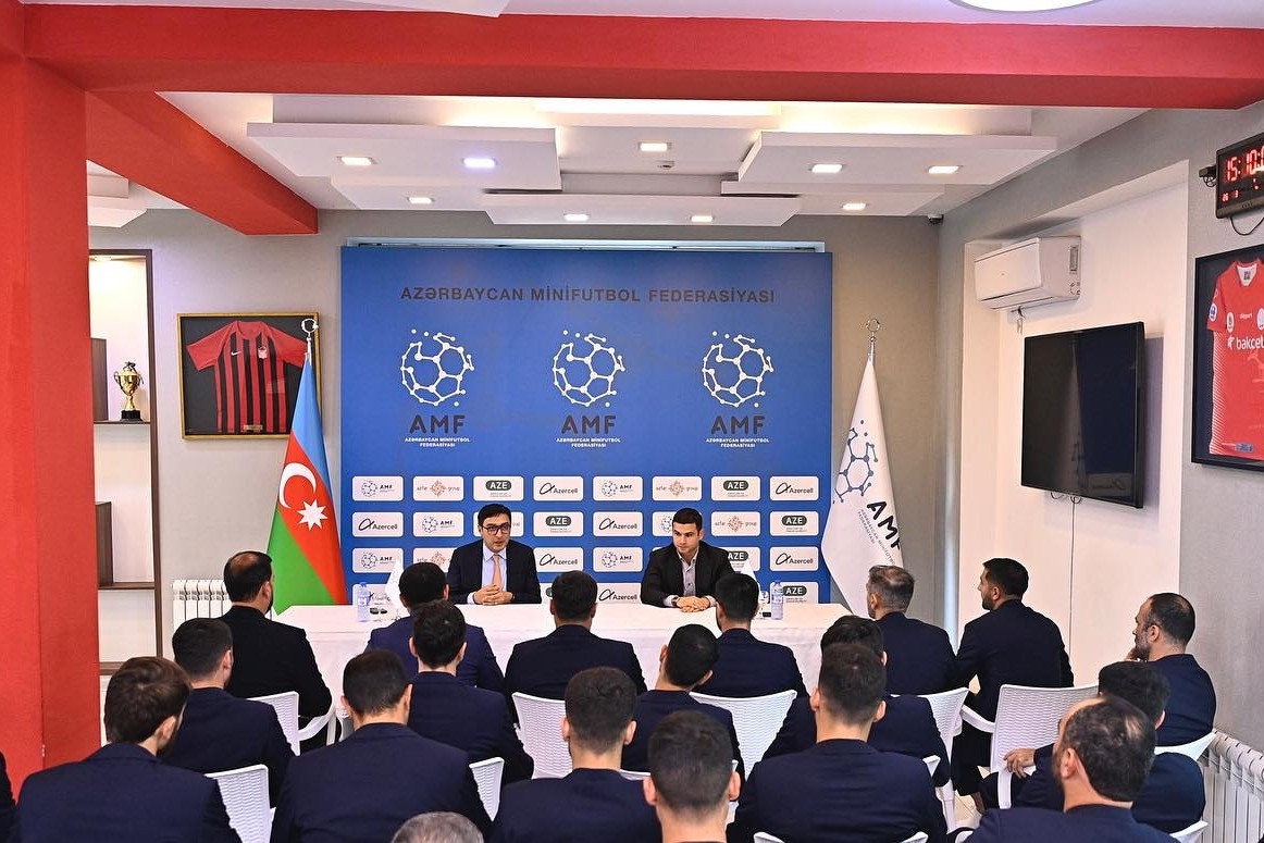 Farid Gayibov and Orkhan Mammadov met with the national team - PHOTO