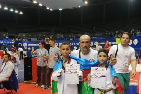 Taekvondoçularımız Belqradda 1 qızıl, 1 gümüş və 3 bürünc medal qazanıb - FOTO