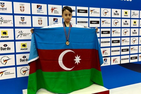 Taekvondoçularımız Belqradda 1 qızıl, 1 gümüş və 3 bürünc medal qazanıb - FOTO