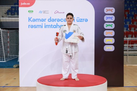 Azərbaycanda cüdo üzrə ilk dəfə kəmər dərəcələri üzrə rəsmi imtahan keçirilib – FOTO