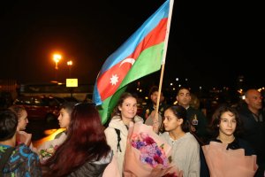 The stars of the European Championship returned to Azerbaijan - PHOTO