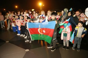 The stars of the European Championship returned to Azerbaijan - PHOTO