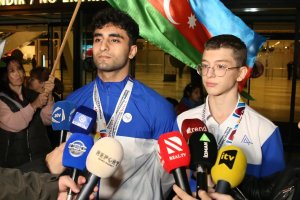 The stars of the European Championship returned to Azerbaijan - PHOTO