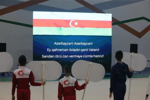 Яркая церемония открытия первенства страны по художественной гимнастике в Губе - ФОТО