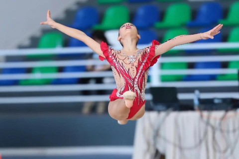 В Губе наградили призеров второго дня первенства страны по художественной гимнастике - ФОТО
