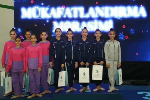 Bədii gimnastika üzrə Azərbaycan birinciliyi başa çatıb - FOTO